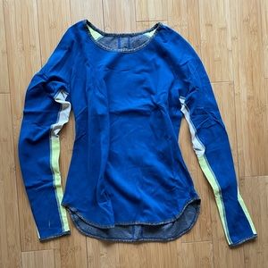 Lululemon brushed long sleeve winter running shirt